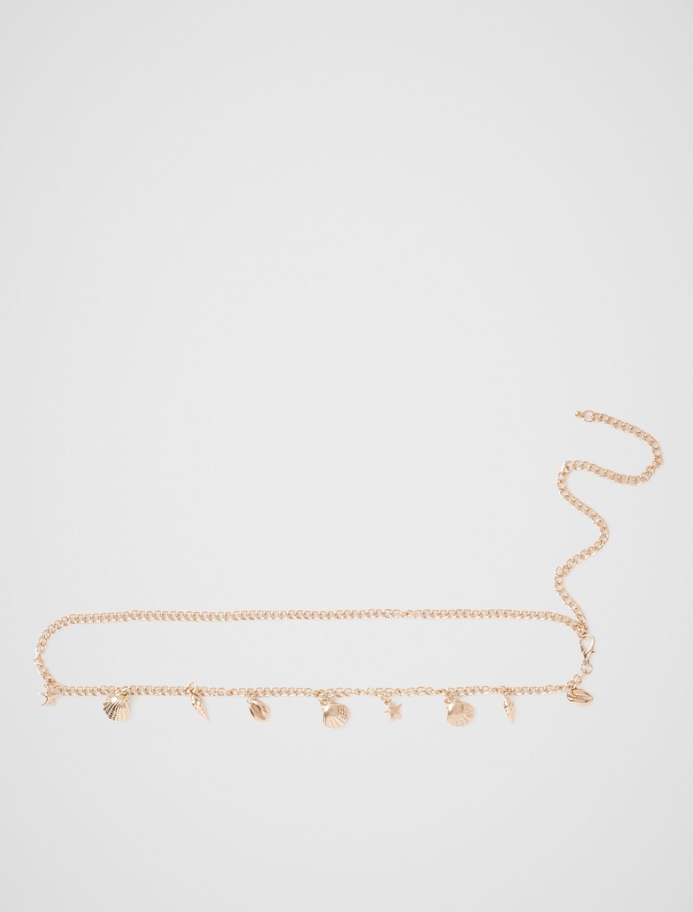 Charlie Shell Chain Belt Gold | Forever New