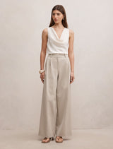 Etta Pleated Wide Leg Pants Forever New