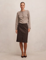 Lucy Belted Pencil Skirt Forever New
