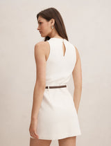 Delaney Cowl Neck Mini Dress Forever New