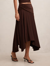 Ariel Godet Hanky Hem Skirt Forever New