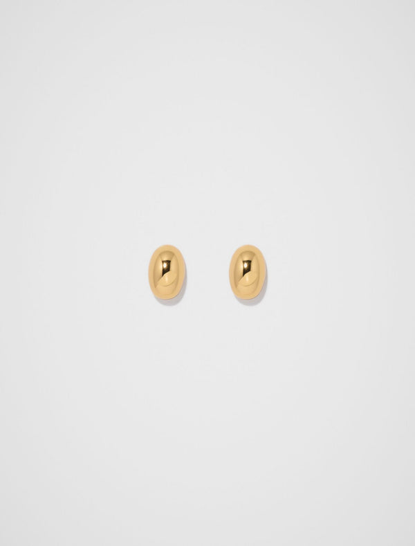 Beau Bean Stud Earrings 0 Gold Plated Forever New