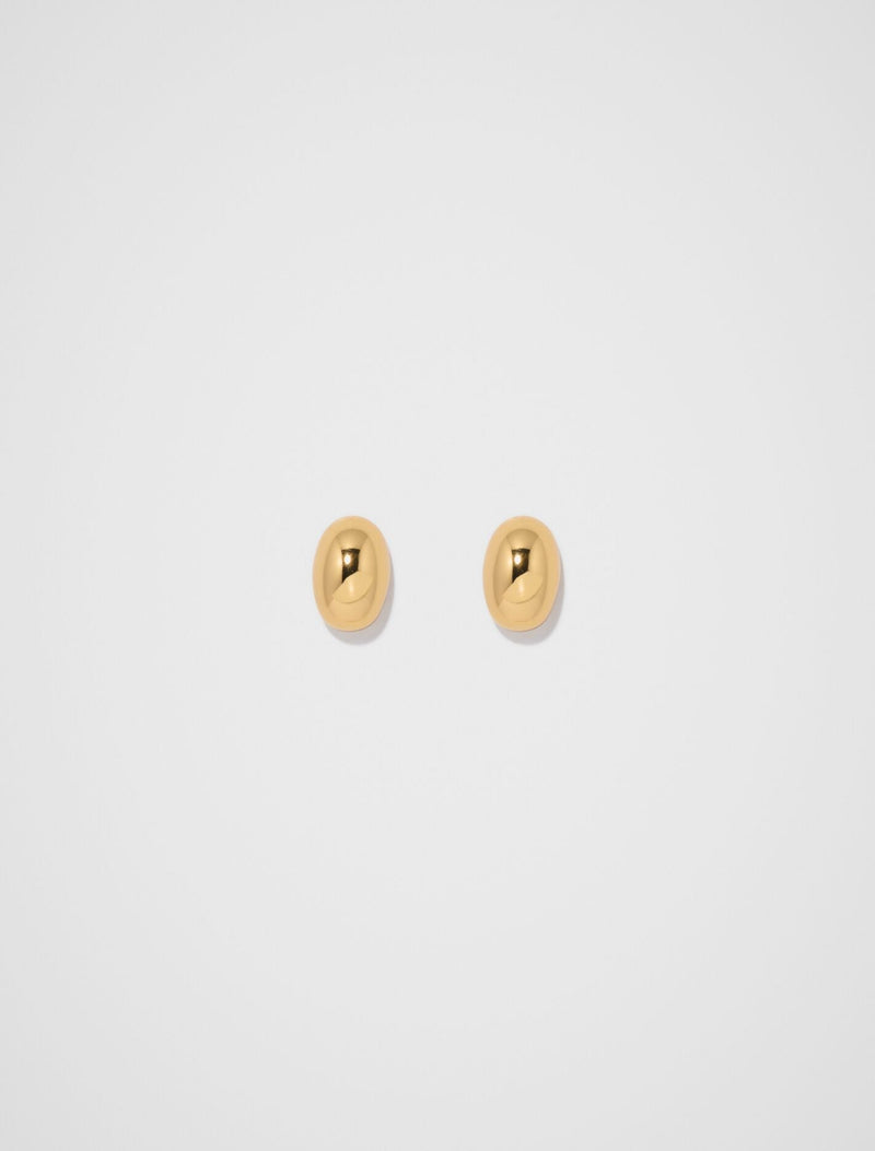 Beau Bean Stud Earrings 0 Gold Plated Forever New