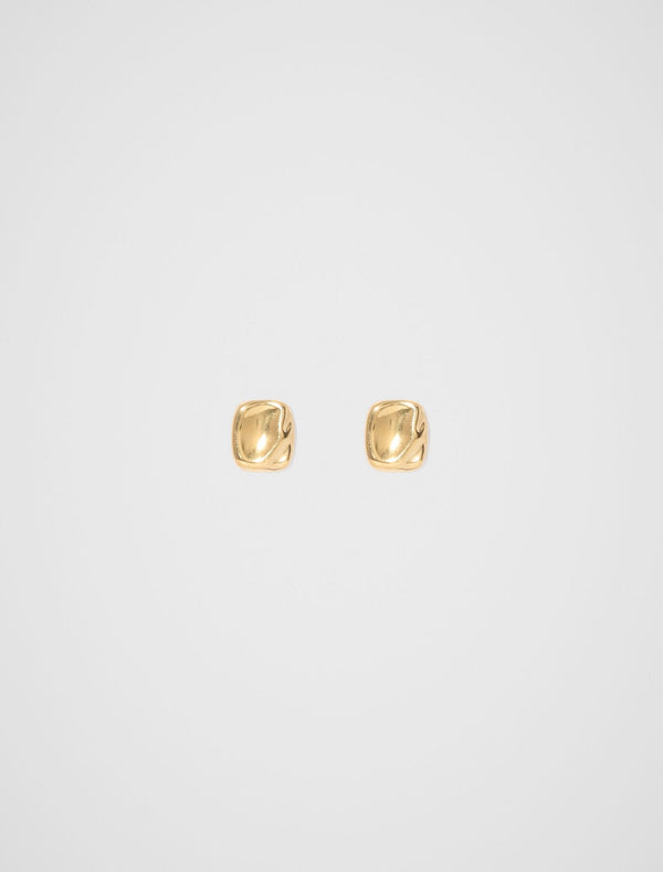 Lottie Organic Stud Earrings 0 Gold Plated Forever New