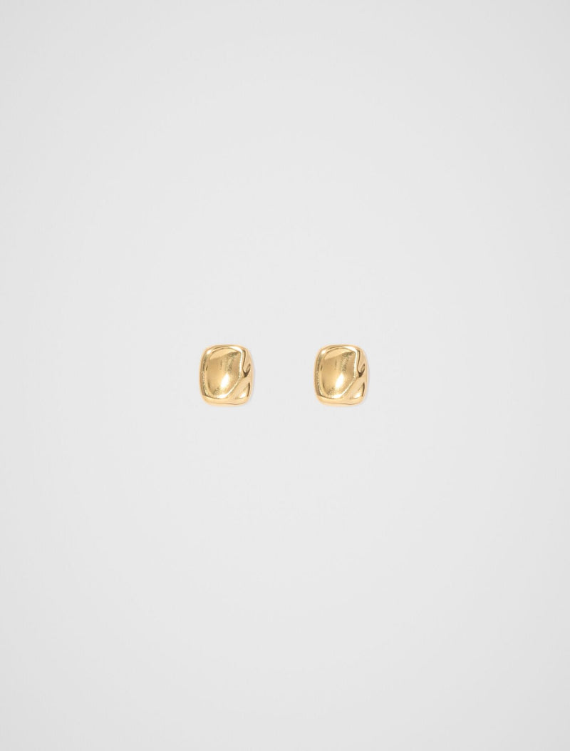 Lottie Organic Stud Earrings 0 Gold Plated Forever New