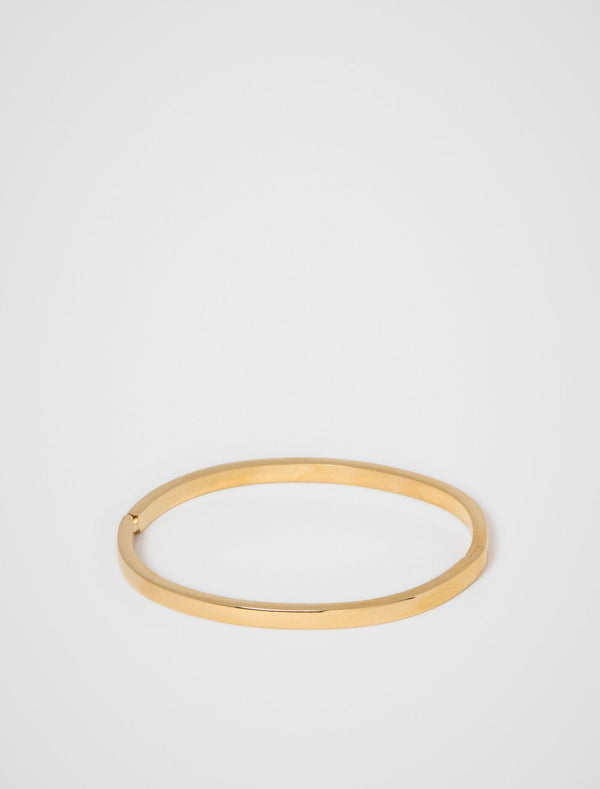 Alexa Hinge Bangle 0 Gold Plated Forever New
