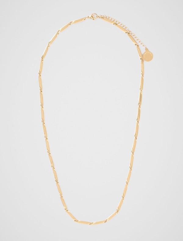 Jayda Rectangle Link Necklace 0 Gold Plated Forever New