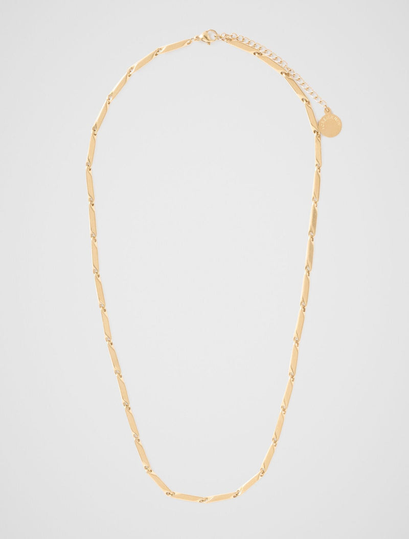 Jayda Rectangle Link Necklace 0 Gold Plated Forever New