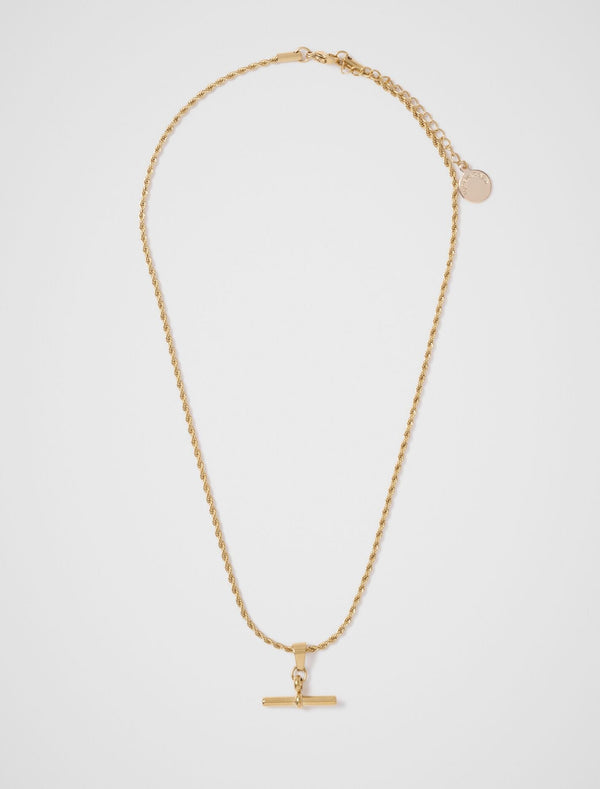 Betsy T-Bar Necklace 0 Gold Plated Forever New