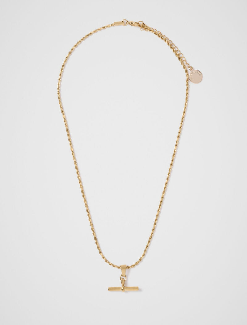 Betsy T-Bar Necklace 0 Gold Plated Forever New