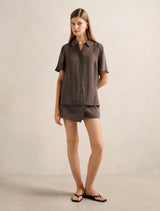 Allegra Cupro Shirt Forever New