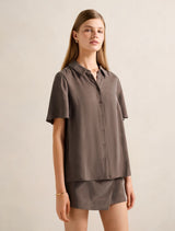 Allegra Cupro Shirt Forever New
