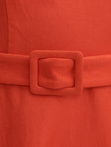 Hayden Square Neck Midi Dress Forever New