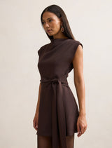 Peony Tie Front Mini Dress Forever New