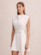 Peony Tie Front Mini Dress Forever New