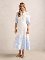 Esther Embroidered Midi Dress Forever New