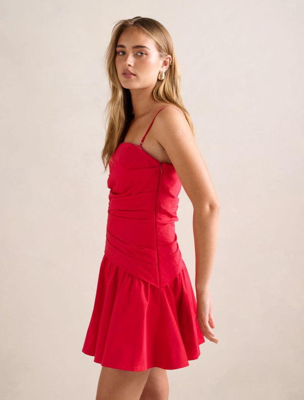 Solene Cotton Mini Dress Forever New