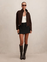 Fiona Funnel Neck Jacket Forever New