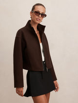 Fiona Funnel Neck Jacket Forever New