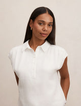 Haven Gathered Sleeveless Blouse