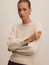 Ellie Cuff Detail Sweater Forever New