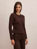Valencia Structured Knit Cardigan Forever New