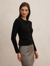 Valencia Structured Knit Cardigan Forever New