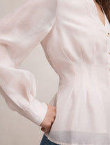 Indie Tuck Blouse Forever New
