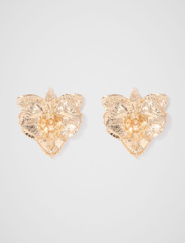 Signature Pru Petal Earrings 0 Gold Forever New