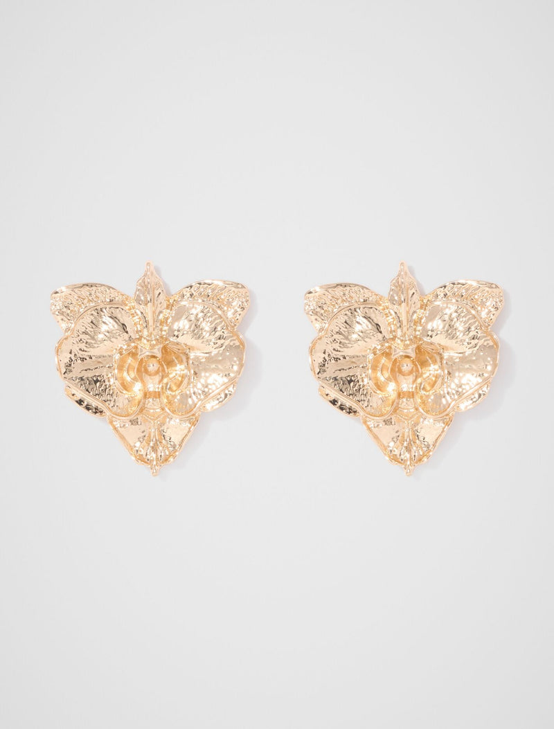 Signature Pru Petal Earrings 0 Gold Forever New