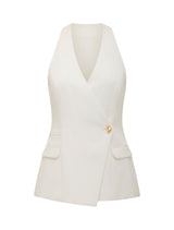 Carly Button Waistcoat Forever New