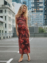 Allegra Mesh Midi Dress Forever New