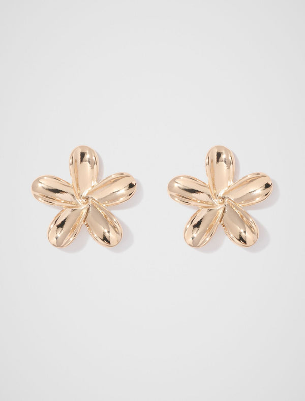 Fifi Flower Earrings 0 Gold Forever New