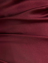 Genevieve Satin Drape Maxi Dress Forever New
