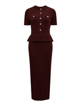 Tahlina Stitch Interest Midi Dress Forever New