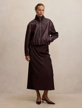 Julia Pu Funnel Neck Jacket Forever New