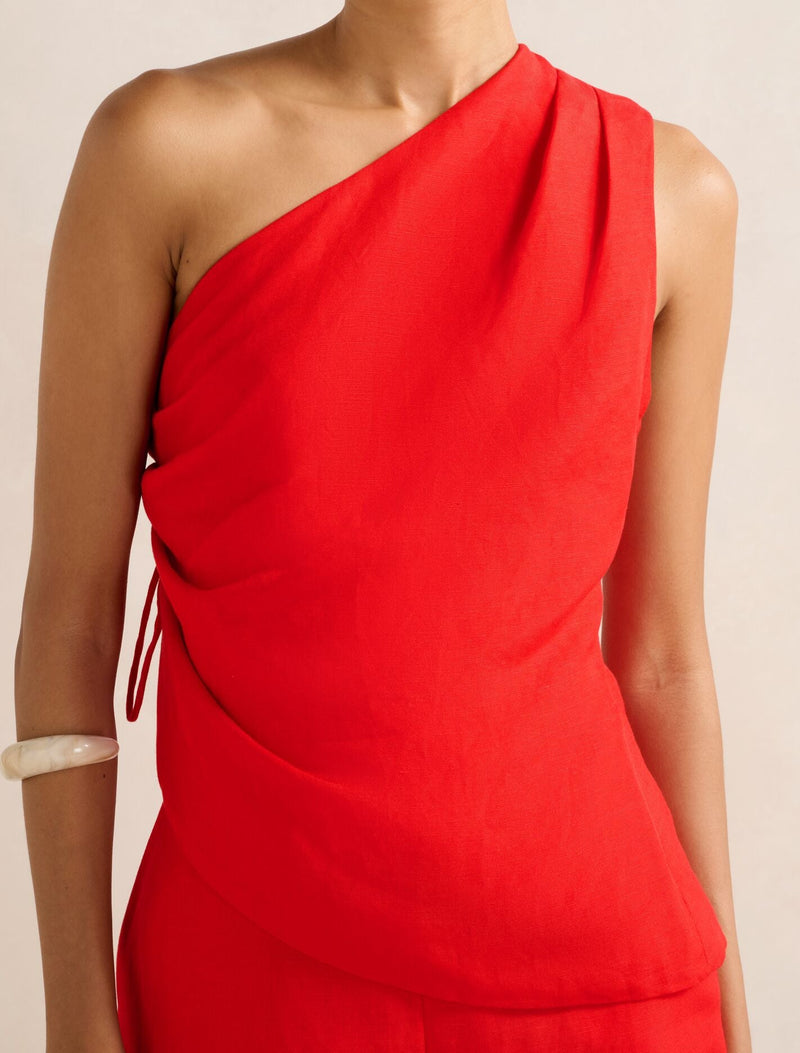 Noah Petite One Shoulder Top Forever New