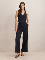 Paloma Pinstripe Waistcoat Forever New