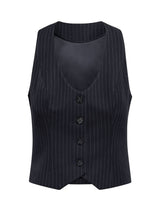 Paloma Pinstripe Waistcoat Forever New