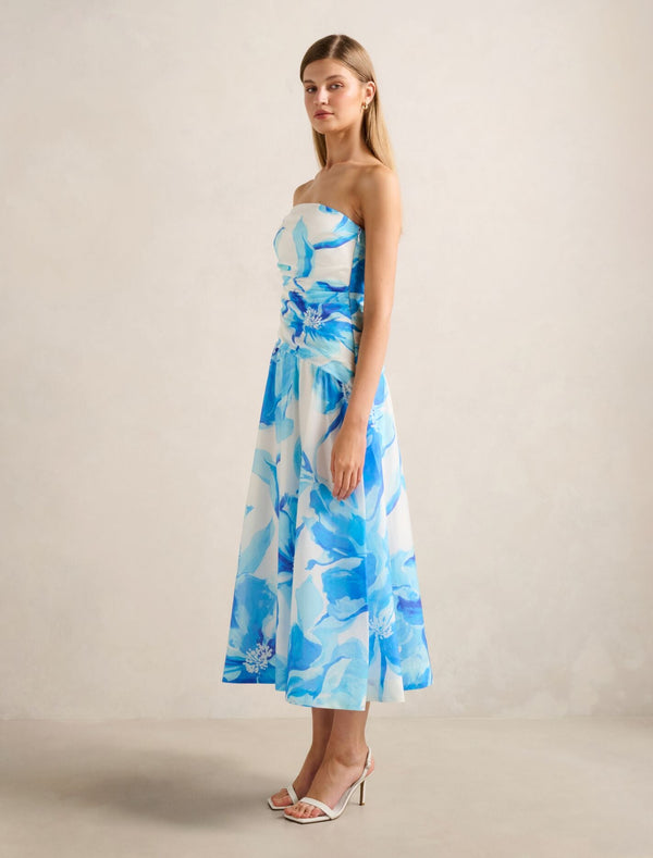 Ashton Ruched Midi Dress Forever New