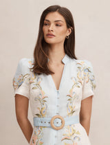 Briana Printed Shirt Dress
