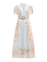 Briana Printed Shirt Dress