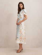 Briana Printed Shirt Dress