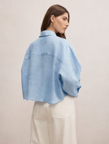 Bowie Cropped Shirt Forever New