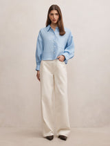 Bowie Cropped Shirt Forever New