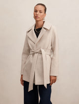 Sabrina Short Wrap Coat Forever New