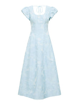 Lily Scoop Jacquard Midi Dress Forever New