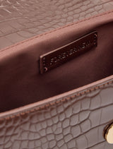 Mckenna Metal Clasp Shoulder Bag