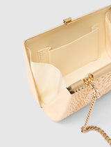 Mariam Metal Texture Clutch Forever New