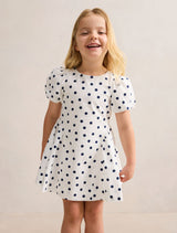 Juliette Girls Puff Sleeve Dress